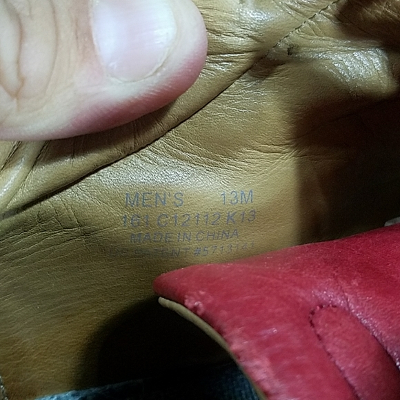 Red Cole Haan Nike Air Conner Shoes Men 13M - Picture 6 of 7